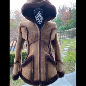 Cozy Brown Teddy Jacket with Hood